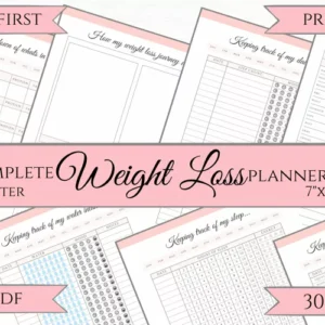 Printable Weight Loss Planner