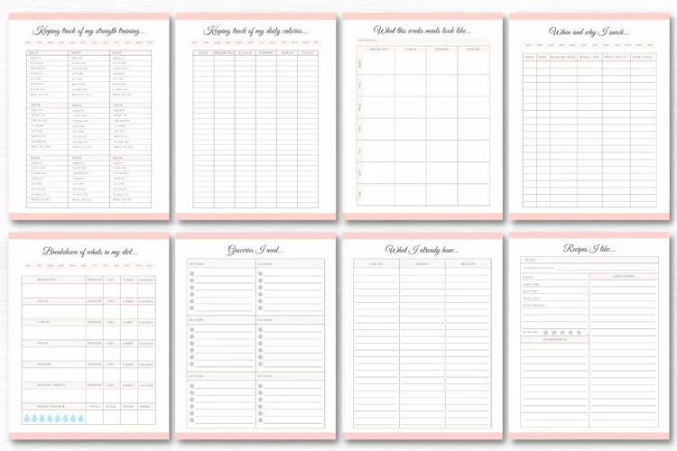 Printable Weight Loss Planner - Image 2